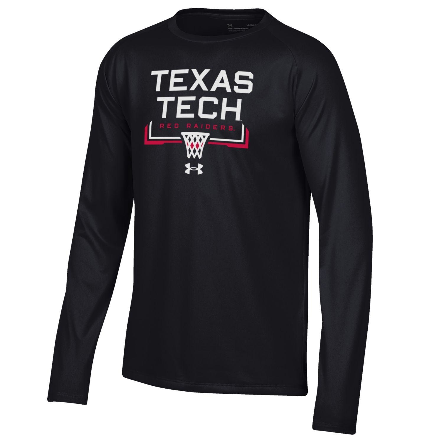 Texas A&M Aggies Basketball Hoop Active Short Sleeve Heather Grey T-Shirt