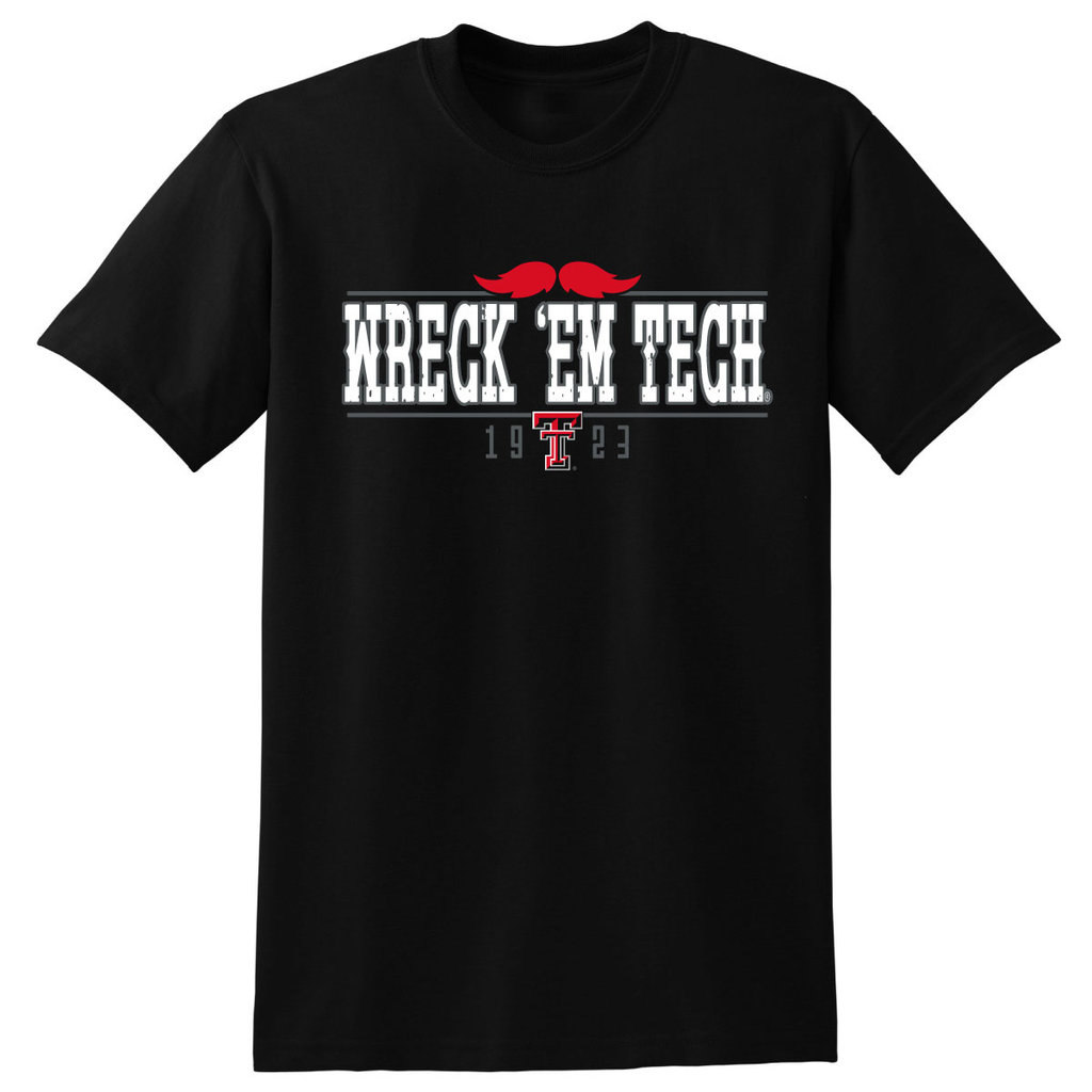 Mustache Wreck ‘em Short Sleeve Tee