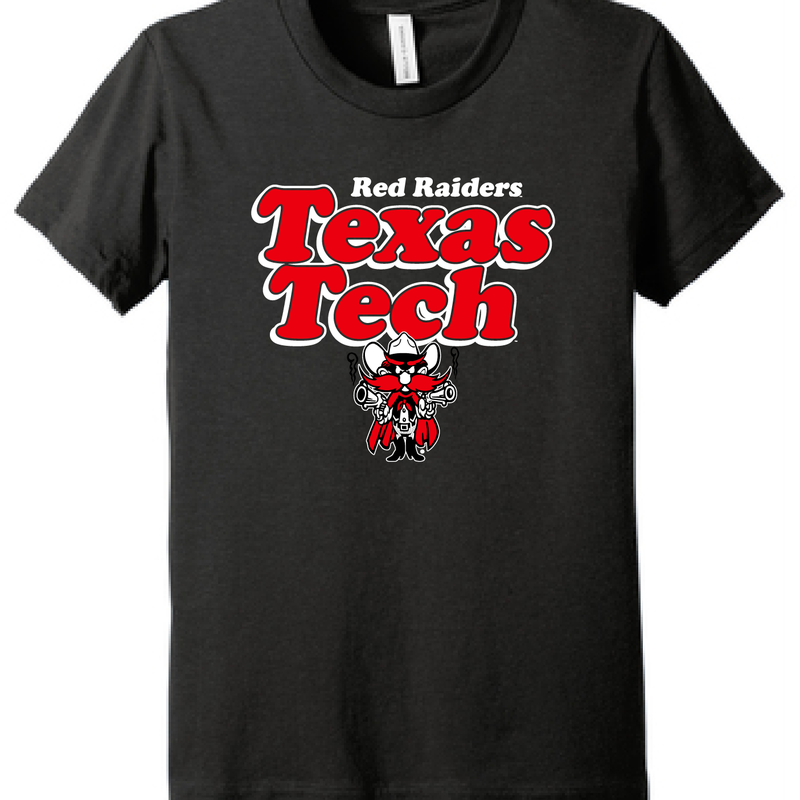 Raider Red Bubble Tech Youth Tee