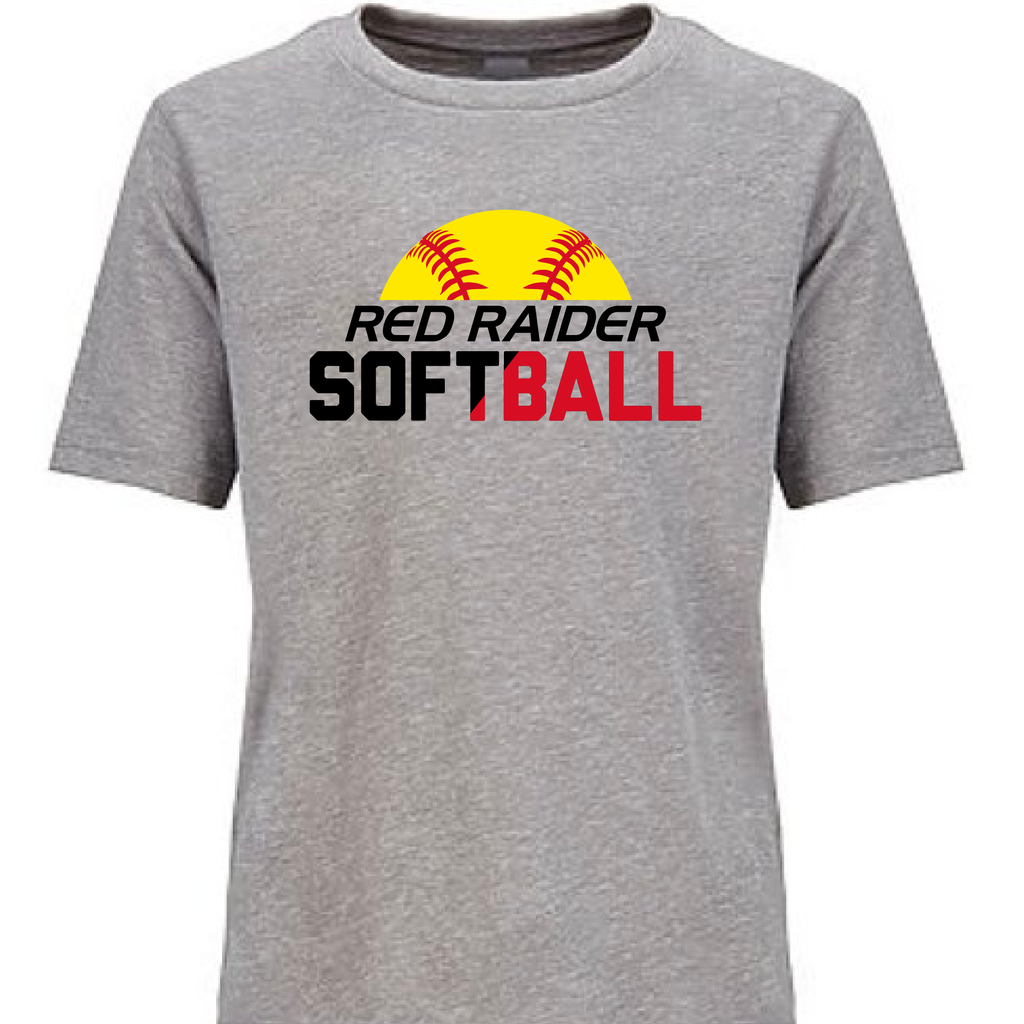 Canvas Softball Slant Split Short Sleeve Tee