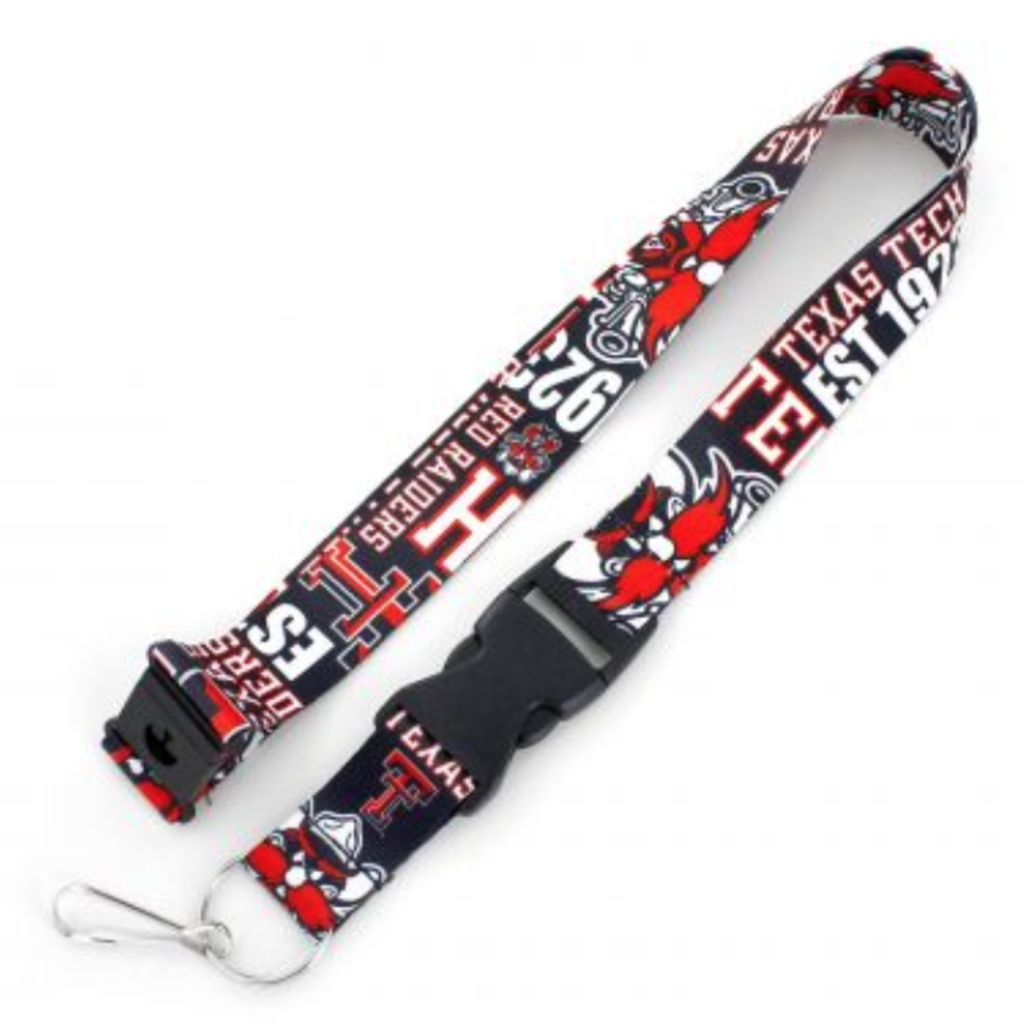 Aminco International Raider Red Dynamic Detachable Lanyard