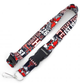 Aminco International Raider Red Dynamic Detachable Lanyard