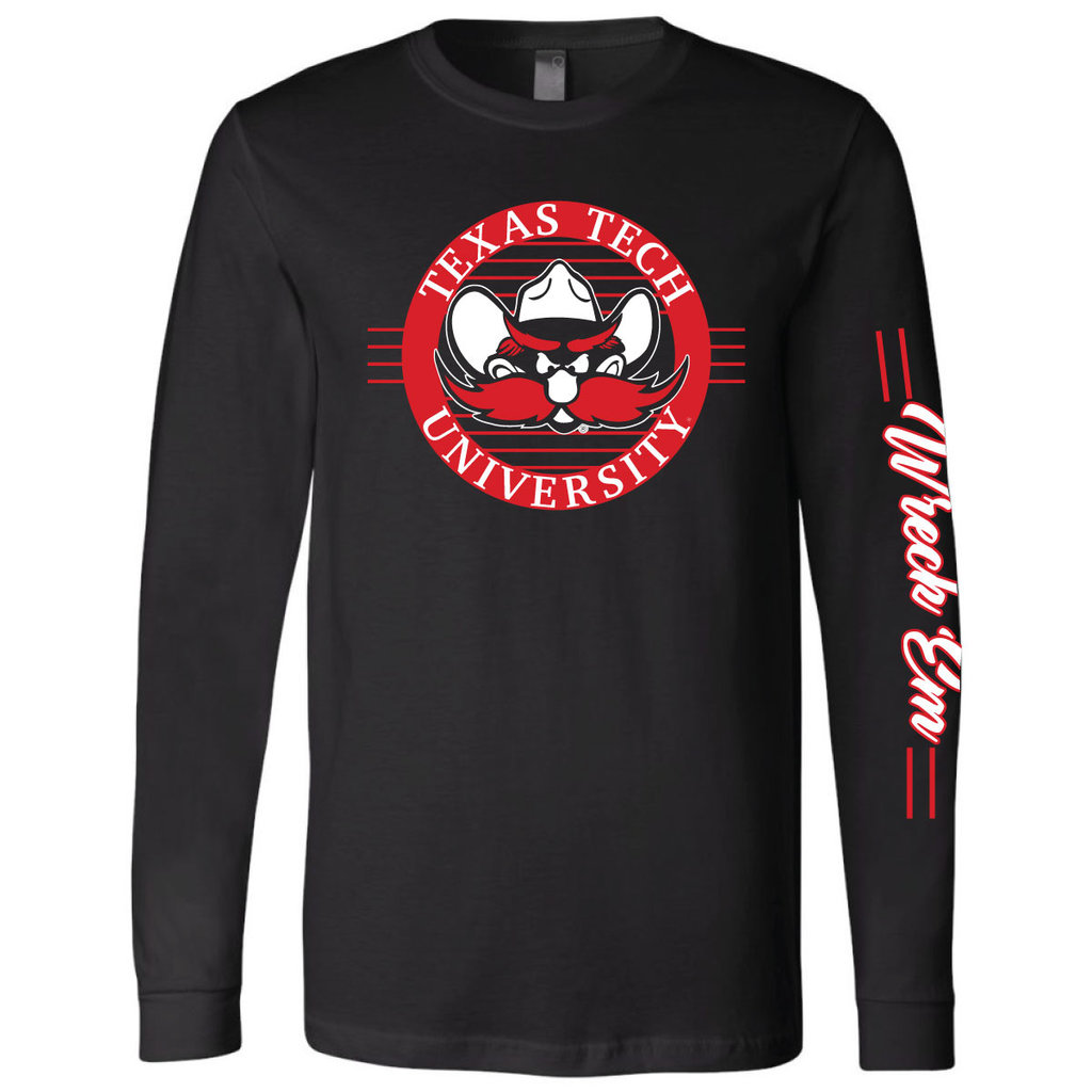 Raider Red Stripe Long Sleeve Tee - The Matador