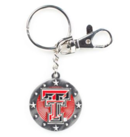 Impact Round Star Keychain