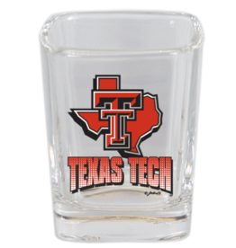 Jenkins Square Shot Glass Lonestar Pride