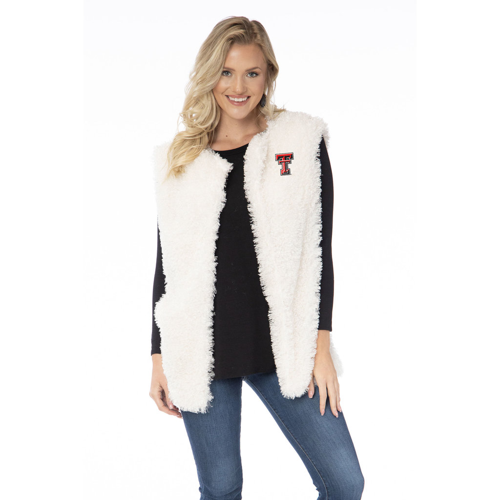 Flying Colors Fuzzy Eyelash Ladies Vest