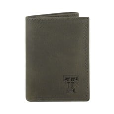 Grey Trifold Embossed Wallet