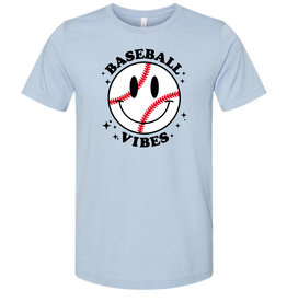 Canvas Smiley Baseball Vibes Tee