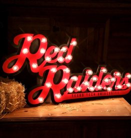 Red Raiders Light Up Sign