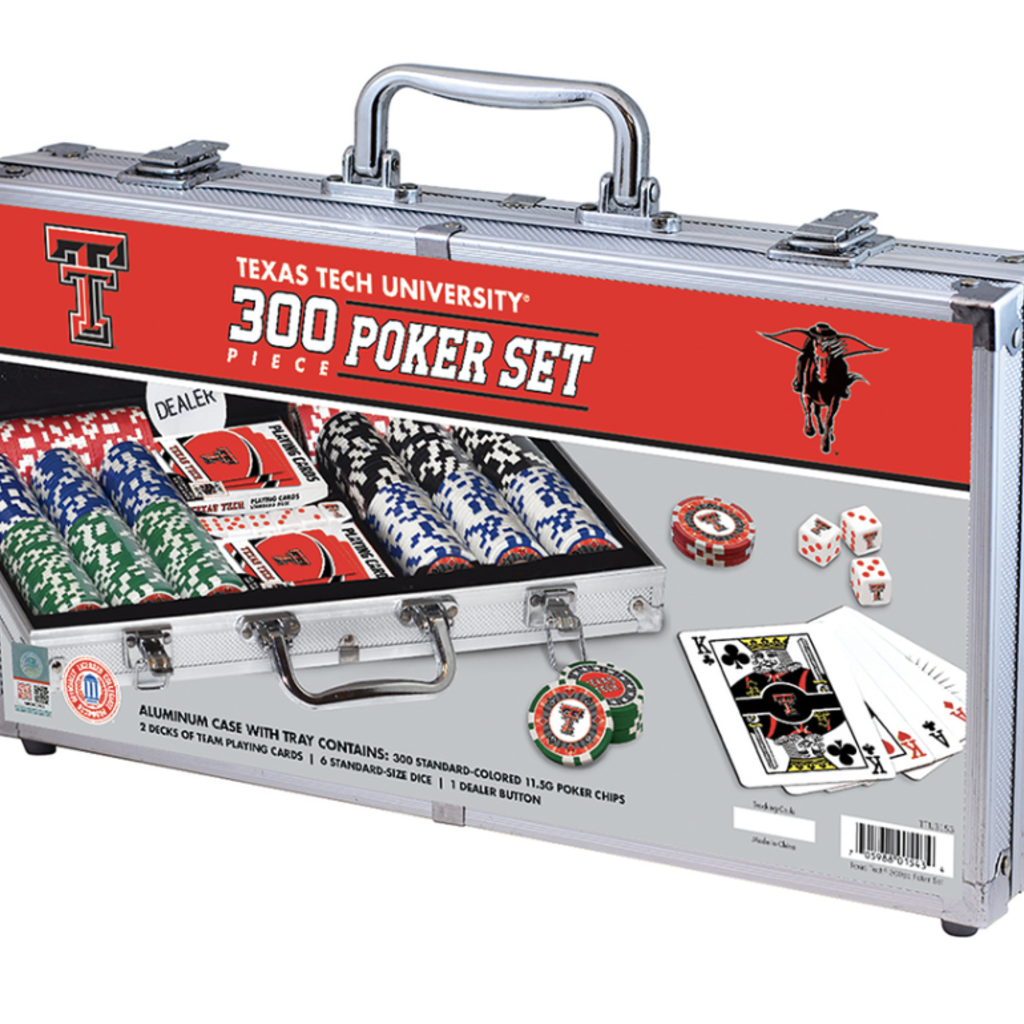 Masterpieces Poker Set with Silver Case - 300 piece