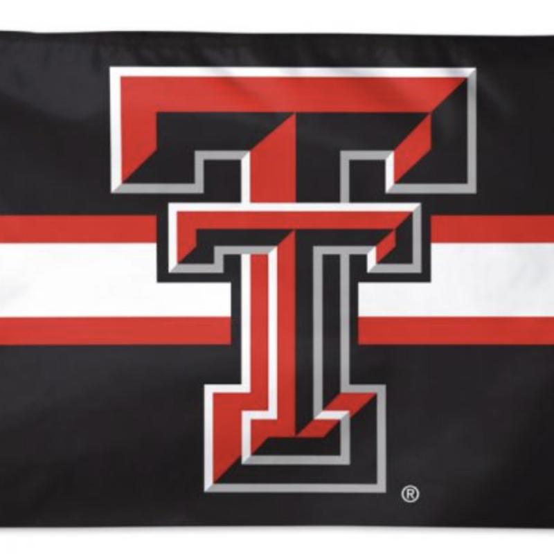 WinCraft Sports Deluxe Flag 3 x 5 Black with Middle Stripe