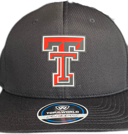 Top of the World Claim Hybrid One Fit 2 Hit Black Cap