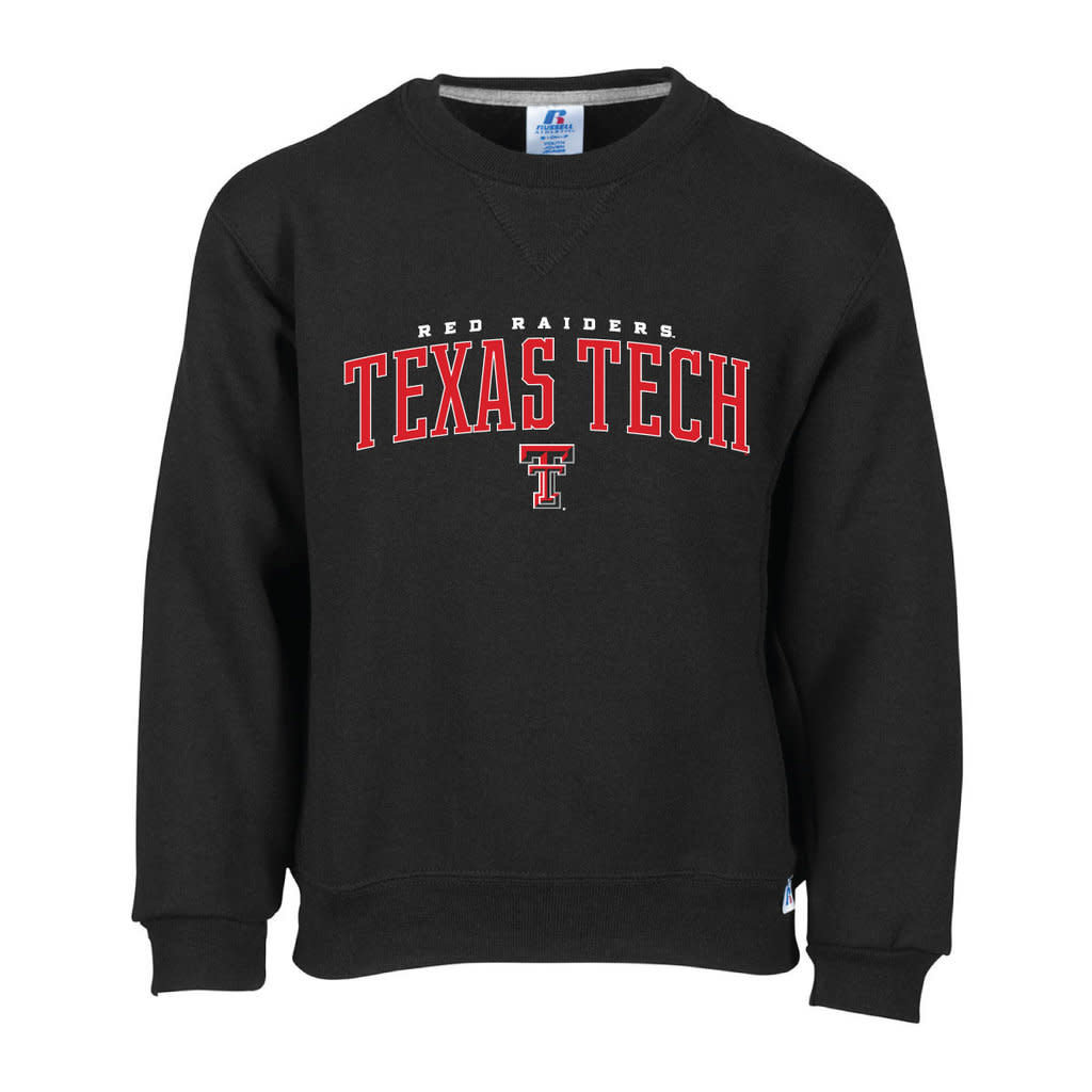 Russell Athletic Red Raider Youth  Arch Crew Sweatshirt