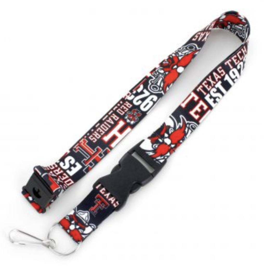 Aminco International Raider Red Dynamic Detachable Lanyard