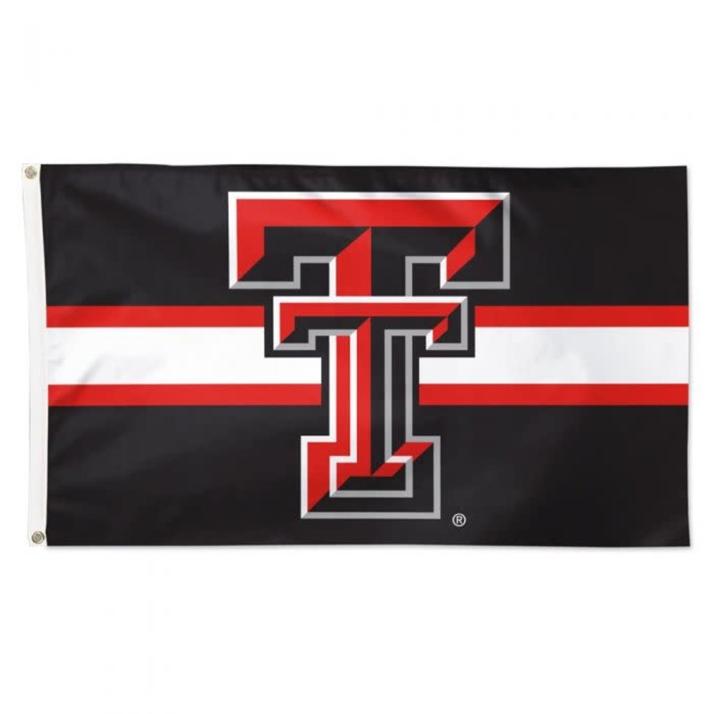 Deluxe Flag 3 x 5 Black with Middle Stripe