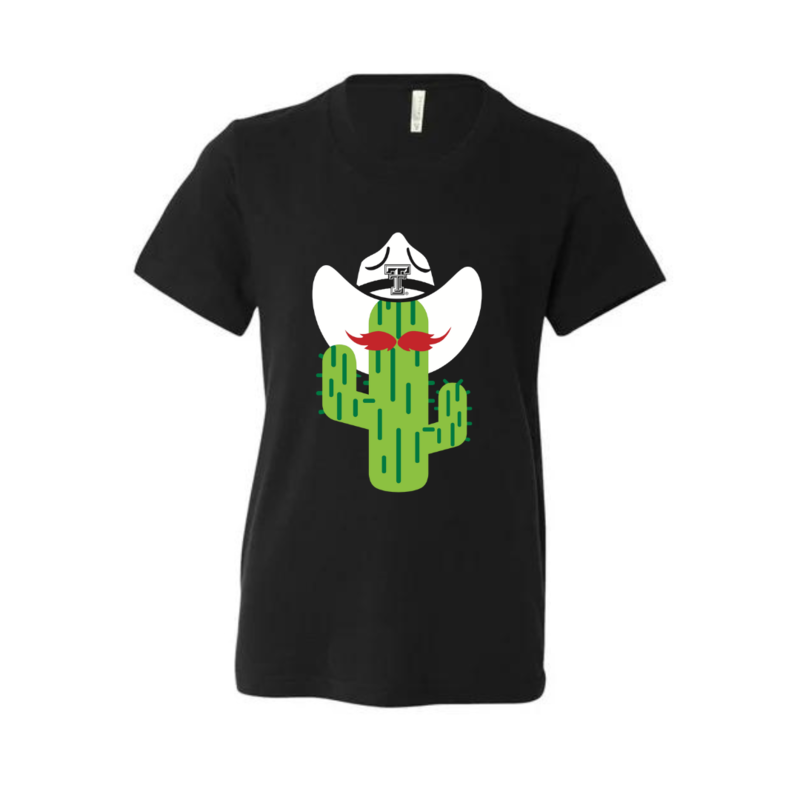 Raider Red Cactus Youth Short Sleeve T-shirt