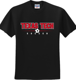 JerZees Soccer Stripe Short Sleeve Tee