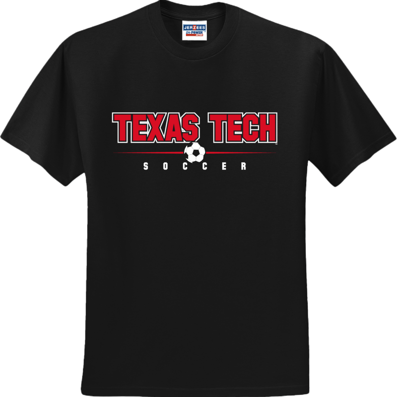 JerZees Soccer Stripe Short Sleeve Tee