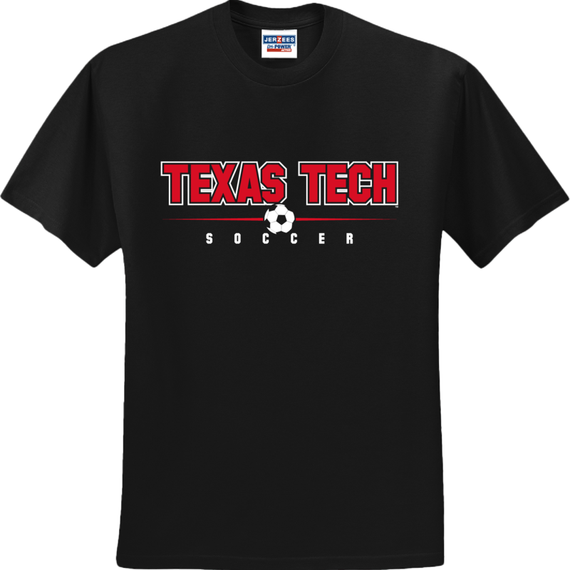 JerZees Soccer Stripe Youth Short Sleeve Tee