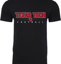 Next Level Guns Up Football  Short Sleeve Tee