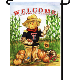 Garden Flag Harvest Scarecrow