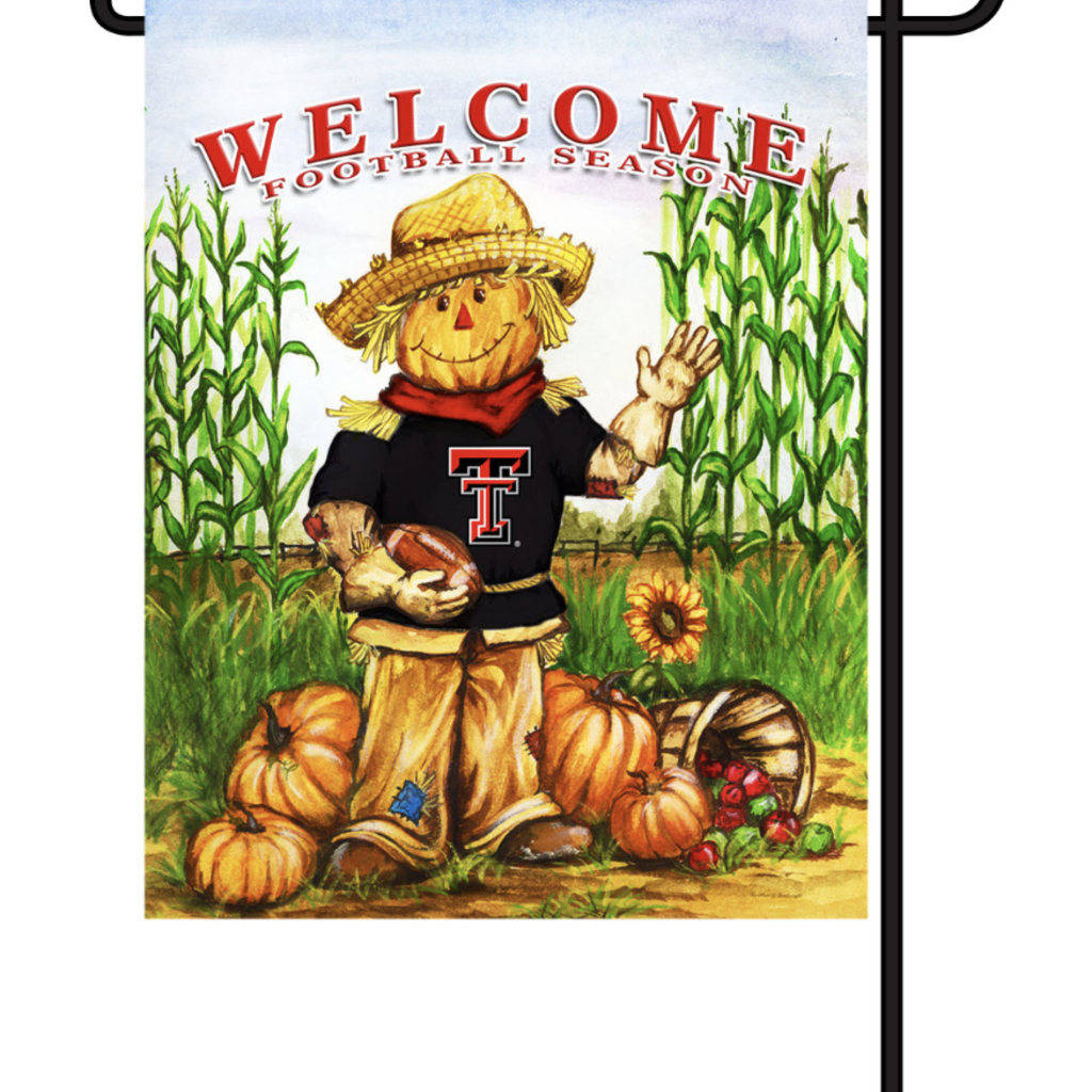 JayMac Sports Garden Flag Harvest Scarecrow