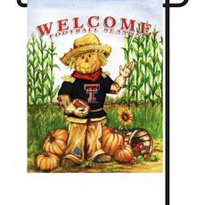 Garden Flag Harvest Scarecrow