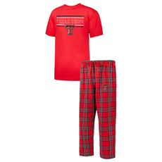 Concept Sports Men’s Sleep Flannel Pant & Tee Set