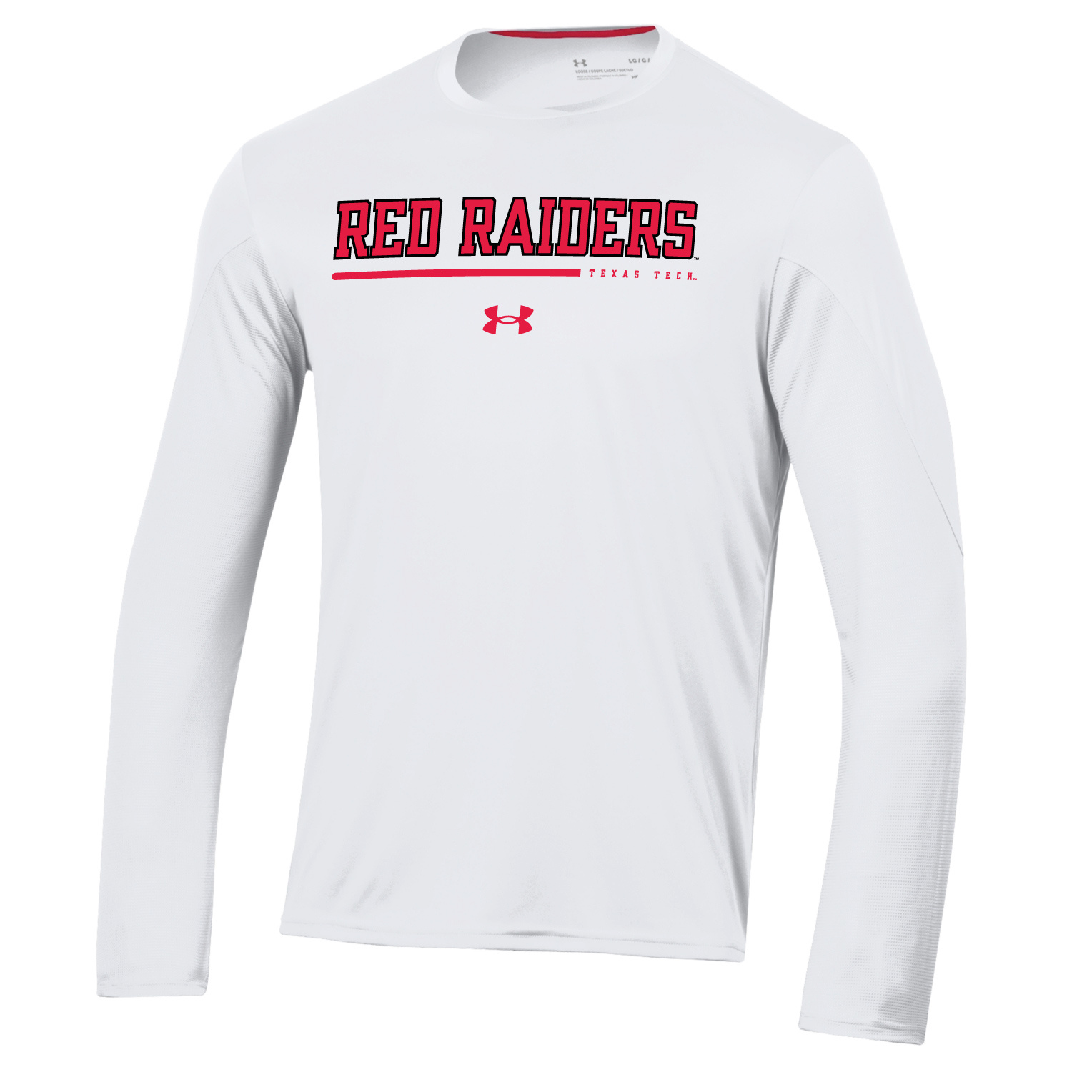 Women's Gameday Couture White Texas Tech Red Raiders Boyfriend Fit Long  Sleeve T-Shirt