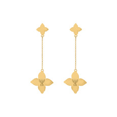 Emerson Street Sunny Flower Gold Earrings