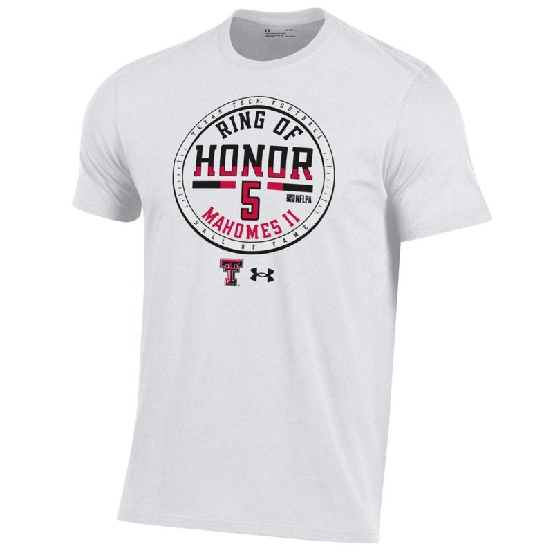 Youth Under Armour Mahomes Ring of Honor Football Jersey in White, Size: XL, Sold by Red Raider Outfitters