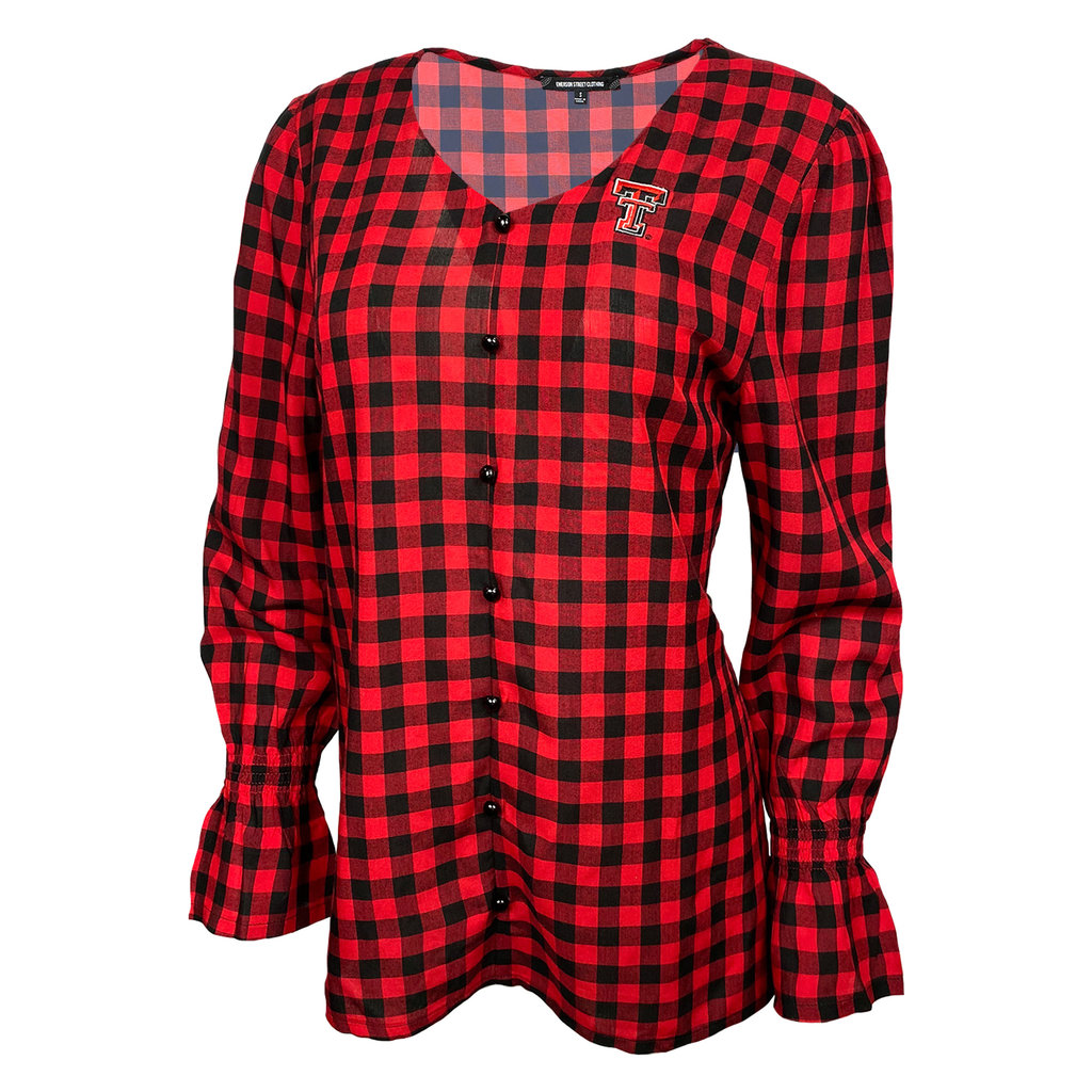 Emerson Street Jones Ladies Check Blouse