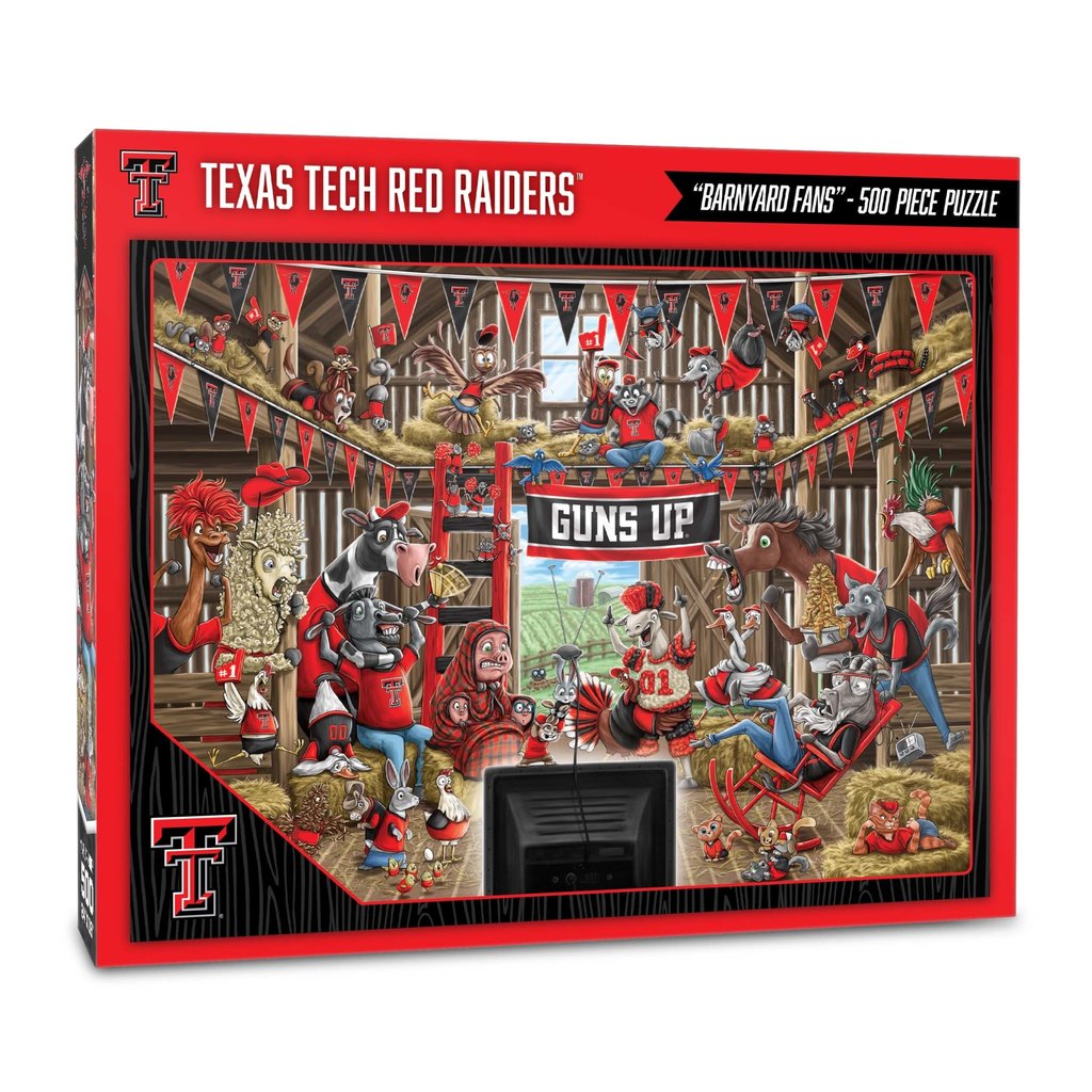 You The Fan Atlanta Falcons 500-Piece Barnyard Puzzle