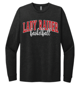 Next Level Lady Raider Stack Script Long Sleeve Tee