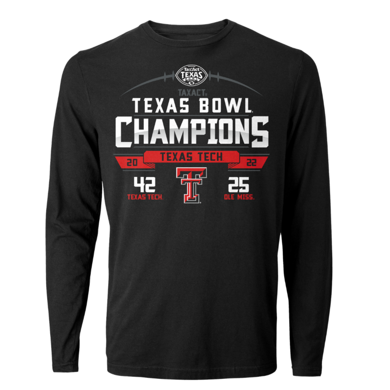Canvas Tax Act Bowl Champion Scores Long Sleeve Tee