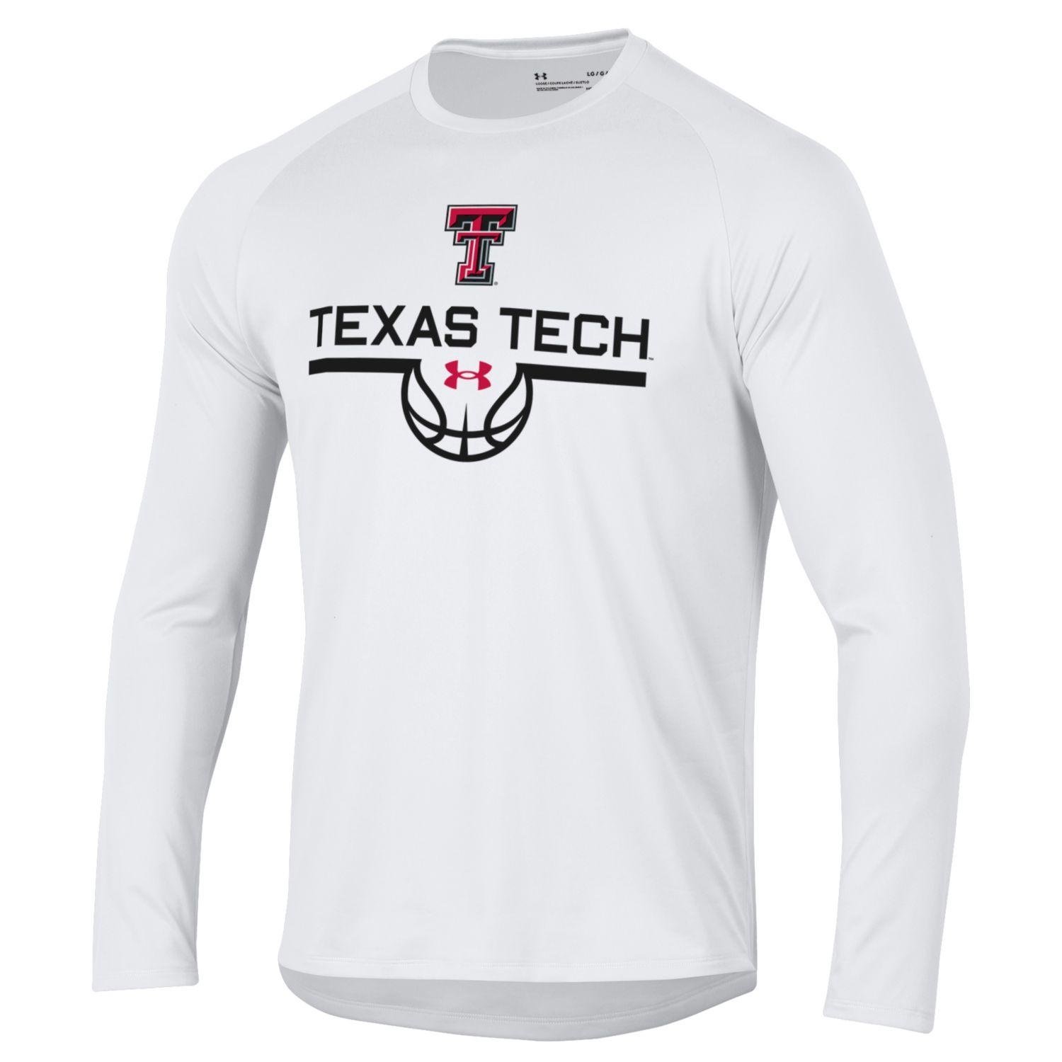 meesteres Encyclopedie Somber Under Armour Outline Basketball Long Sleeve Tee - The Matador
