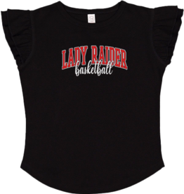 Lady Raider Flutter Sleeve Toddler Tee