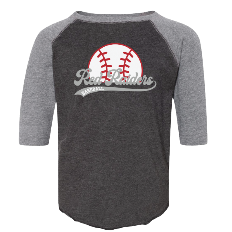 Baseball Half Toddler Baseball Tee