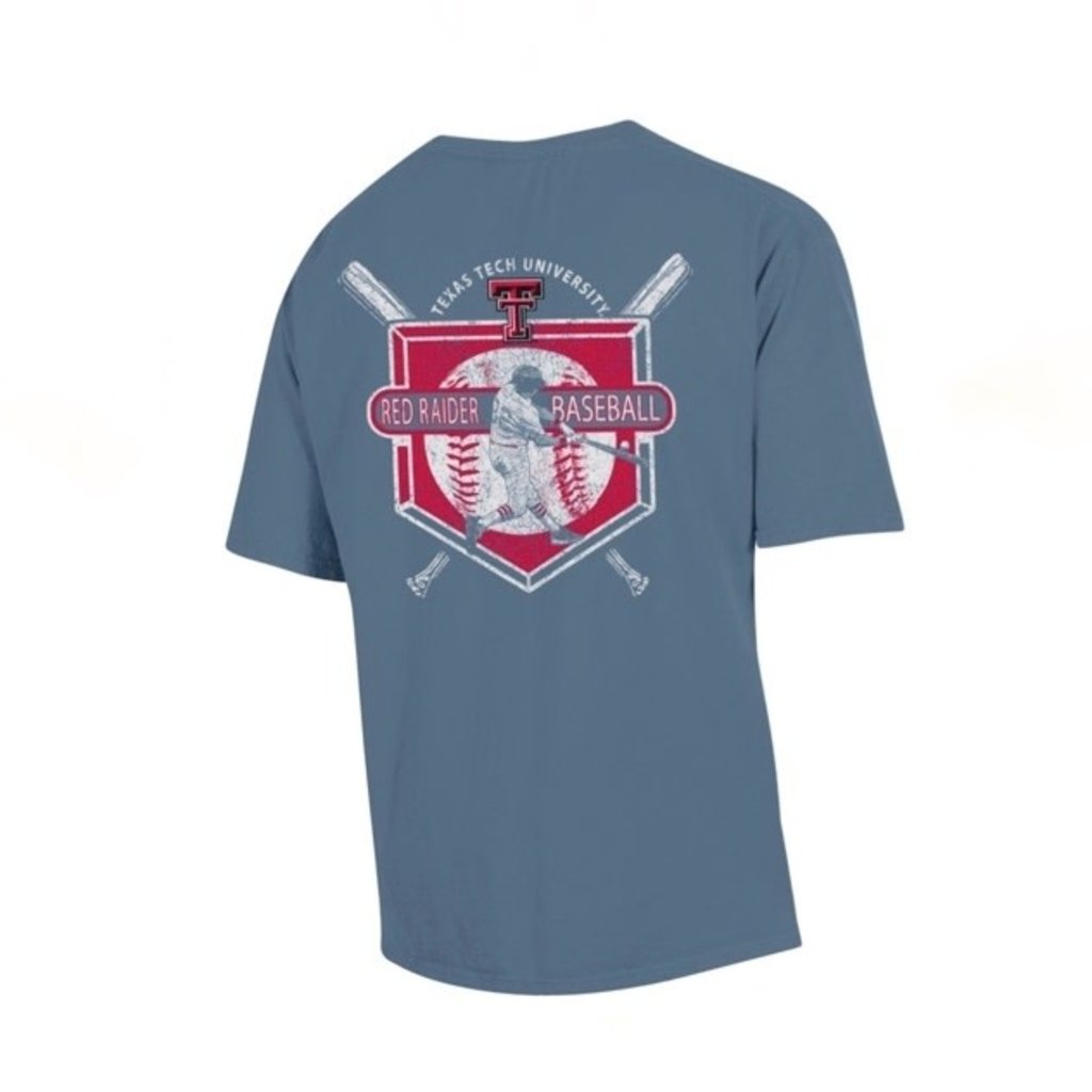 Comfort Wash Baseball Batter Diamond Short Sleeve T-shirt