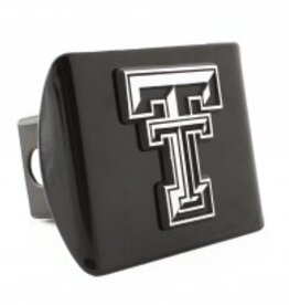 AMG Hitch Cover Black with Classic Chrome Double T