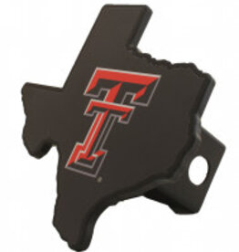 Cut Out State of Texas Double T Hitch Cover Black