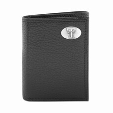 Zeppelin Products Black Pebble Grain Wallet