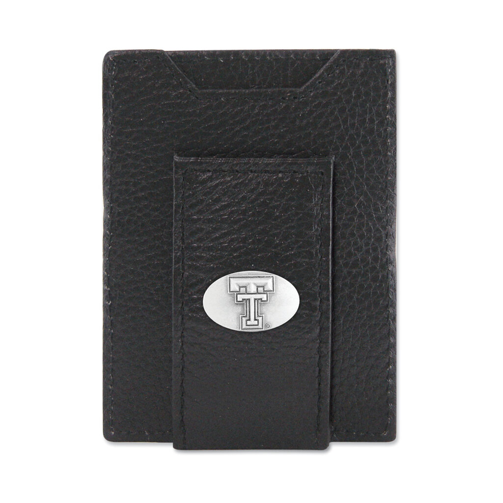 Pebble Grain Pocket Wallet - Black