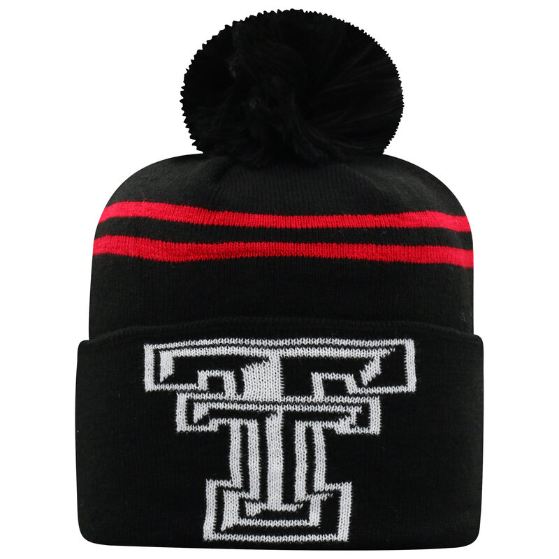 Top of the World Overshadow Cuffed Knit Toboggan - Black
