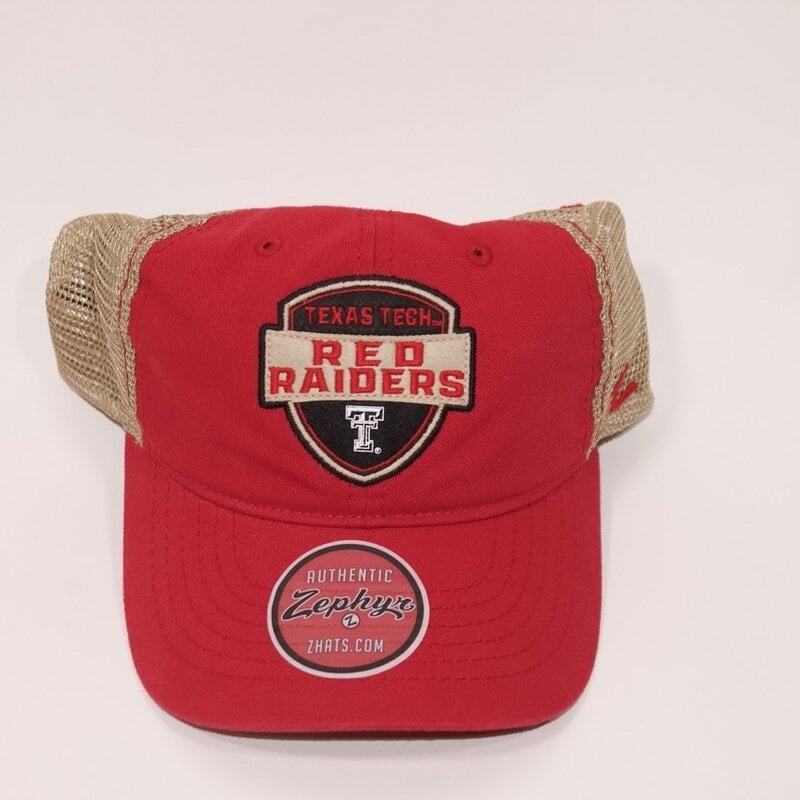 Zephyr Dunbar Shield Patch Two Tone Mesh Adjustable Cap