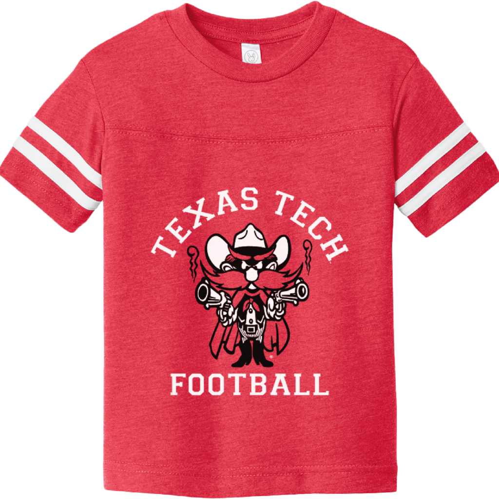 Raider Red Arch Football Toddler Tee