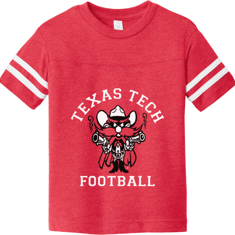 Raider Red Arch Football Toddler Tee