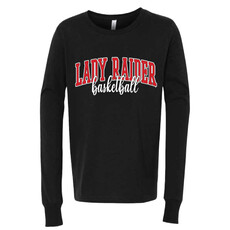 Canvas Lady Raider Stack Script Youth Long Sleeve Tee