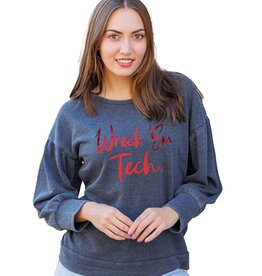 Flying Colors Brooklyn Burnout Crew Top