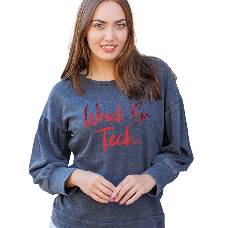 Flying Colors Brooklyn Burnout Crew Top